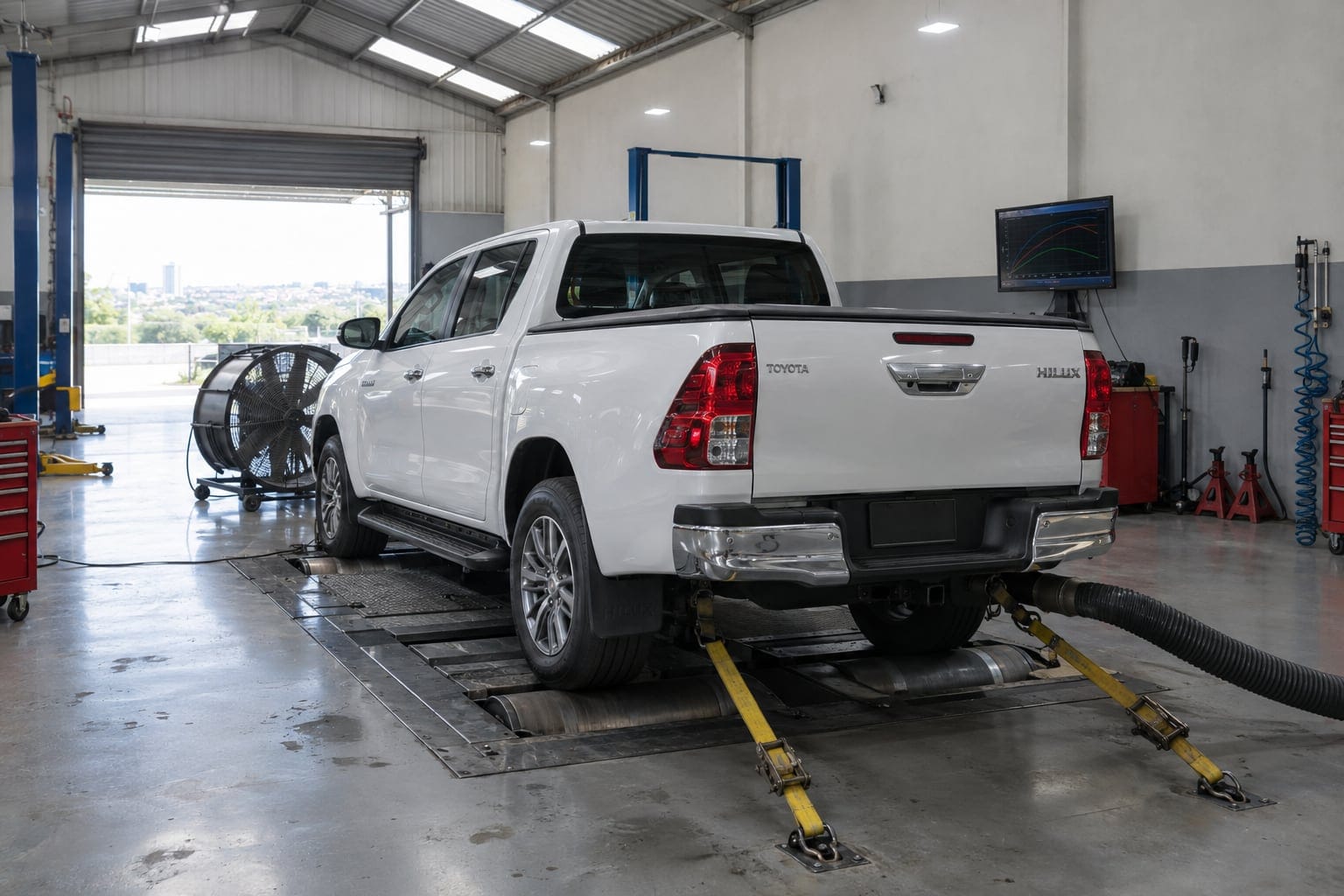 Remap de picape na WR Performance, em Bauru/SP
